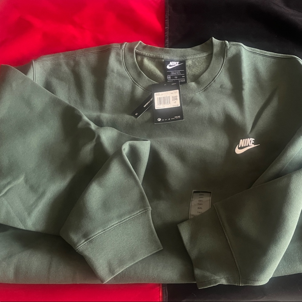 Nike Men's 3XL Tall Shirt - Classic Green